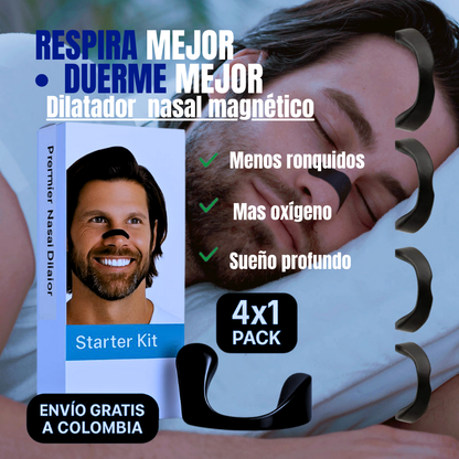 El nuevo dilatador nasal que abre tus vías respiratorias y mejora tu descanso.”
Estarter©